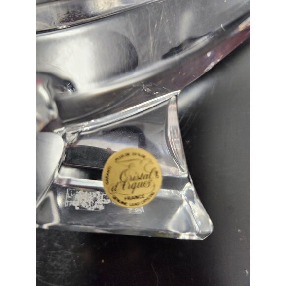 Vintage Crystal D'arque France Genuine Crystal Dolphin Figurine Statue Nautical - Picture 3 of 8